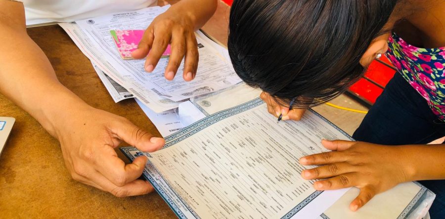 Oficiales itinerantes del Registro Civil trabajan para abatir el subregistro