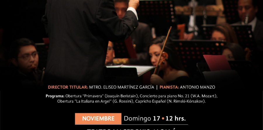 Concierto dominical en el teatro Alcalá de Oaxaca: Seculta