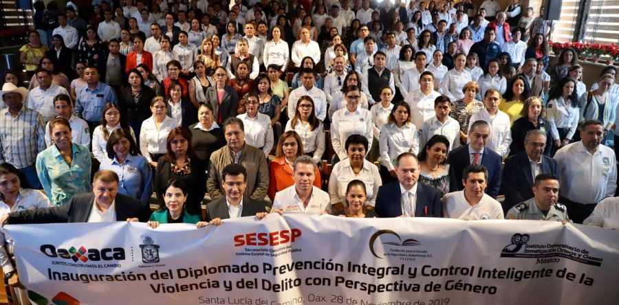 Imparte Gobierno de Oaxaca Diplomado Prevención Integral y Control Inteligente de la Violencia y el Delito con Perspectiva de Género