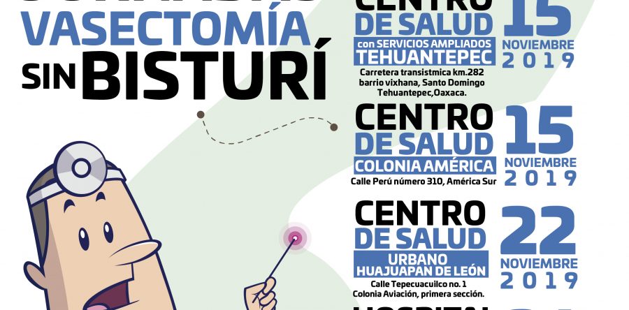 Invita SSO a participar en Jornada gratuita de vasectomía sin bisturí