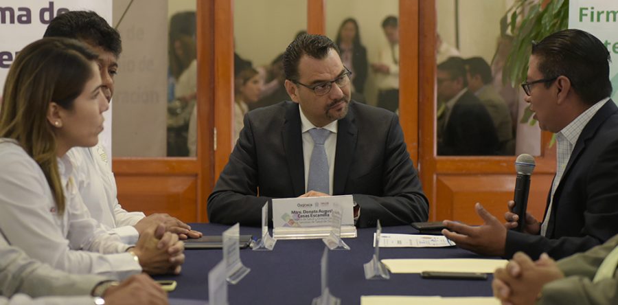 Firma SSO convenio de combate a la corrupción