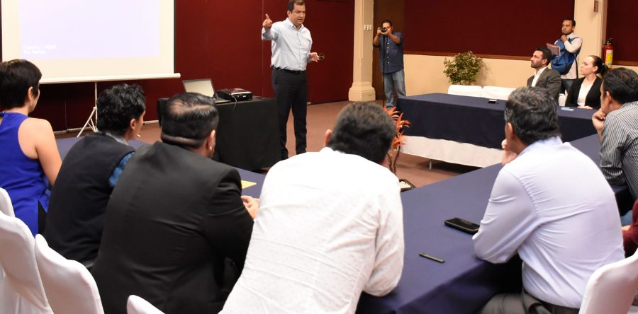 Gobierno capitalino, receptivo y abierto a propuestas del sector empresarial: Oswaldo García