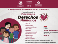 Invita Ayuntamiento a la Tercera Jornada de la Caravana de los Derechos Humanos