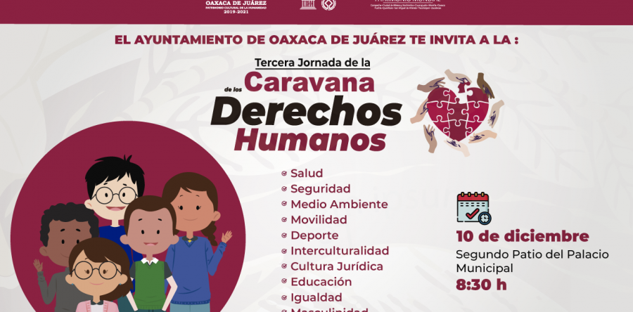 Invita Ayuntamiento a la Tercera Jornada de la Caravana de los Derechos Humanos