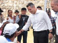 Inaugura Alejandro Murat e Ivette Morán, obras de “Monte Albán Accesible”