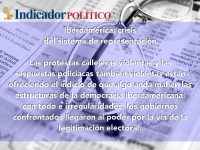 Iberoamérica: crisis del sistema de representación: Carlos Ramírez