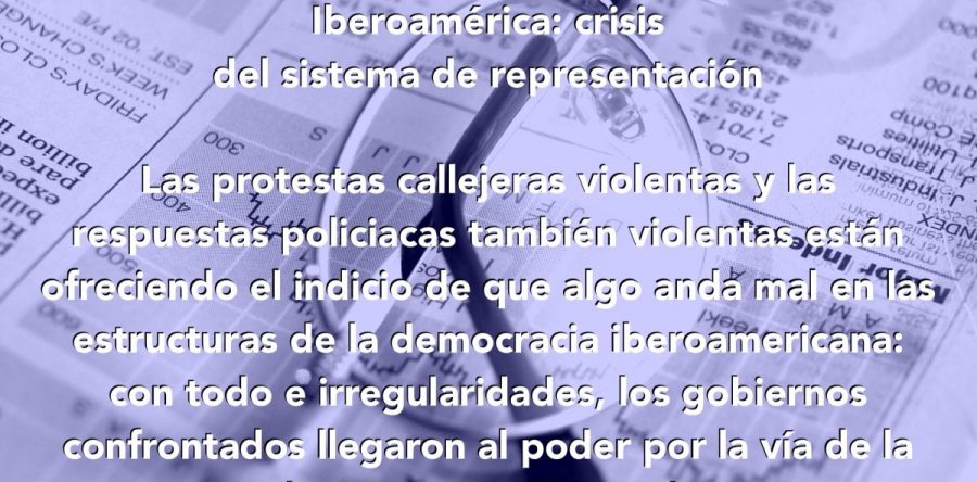 Iberoamérica: crisis del sistema de representación: Carlos Ramírez