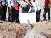 En Cañada María 2da demarcación, el edil de Tlaxiaco inaugura olla de captación de agua pluvial