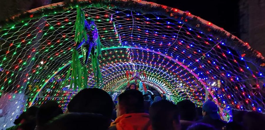 Presidente Municipal y Cabildo llevan a cabo el encendido del árbol navideño