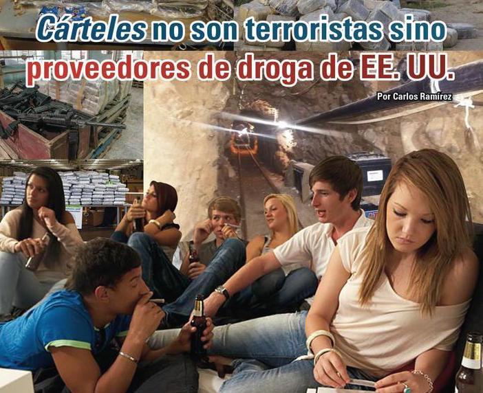 Cárteles no son terroristas sino proveedores de droga de EE. UU.: Carlos Ramírez