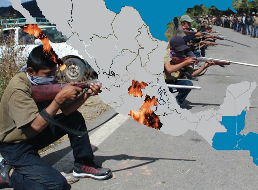 Niños guardias, cinco estados en crisis y seguridad local rebasada: Carlos Ramírez