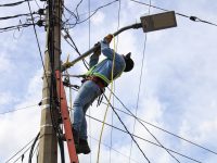 Sigue avanzando renovación de alumbrado público en Oaxaca de Juárez