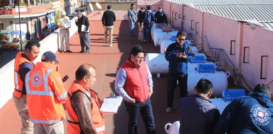 Verifica Gobierno Municipal seguridad y redes de gas en mercados de Oaxaca de Juárez