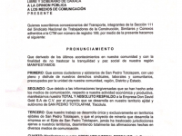 Defiende CTM trabajos de empresa minera Don David Gold en Totolapam