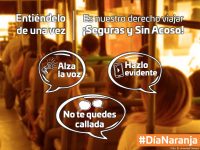 Día Naranja, para hacer visible el delito del acoso en el transporte