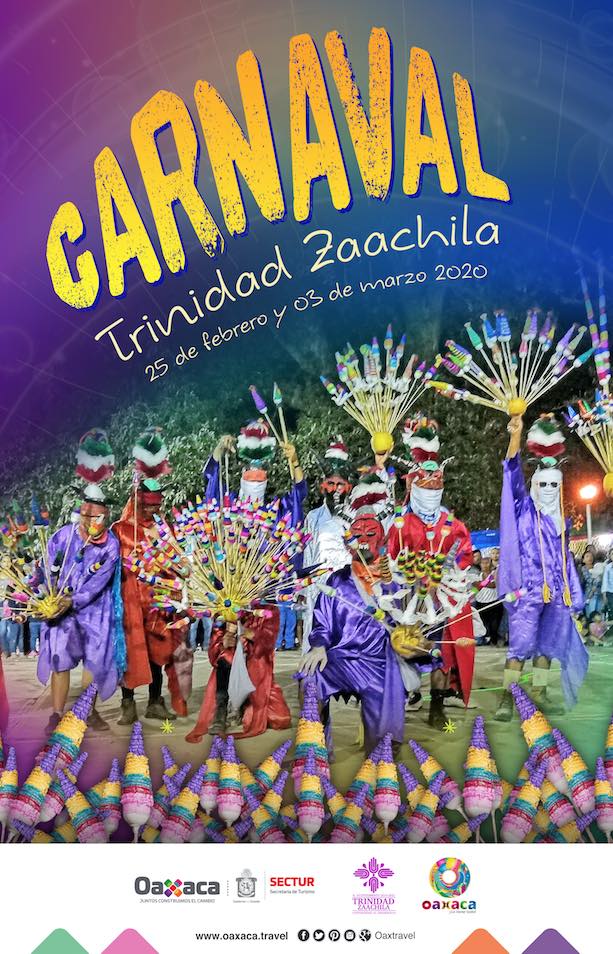 Invita Trinidad Zaachila a su tradicional Carnaval 2020
