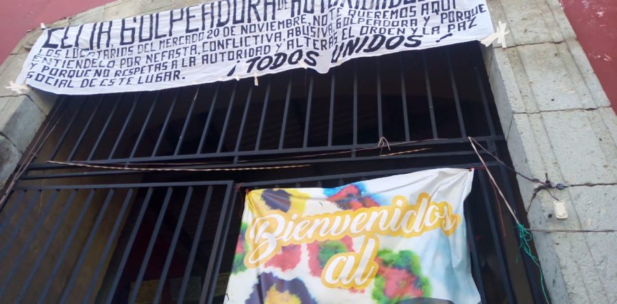 Agudizan locatarios protestas, cierran Mercado 20 de Noviembre