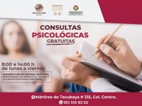 Ofrece Gobierno de Oaxaca de Juárez opción para cuidado de la salud emocional