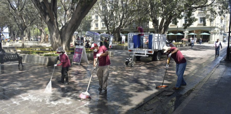 Sanea Ayuntamiento de Oaxaca de Juárez el Zócalo capitalino
