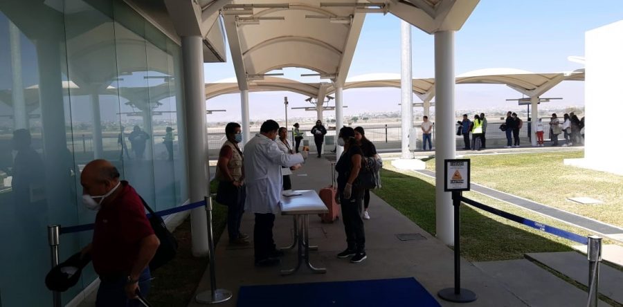 Aeropuerto Internacional de Oaxaca refuerza los filtros para prevenir y detectar la propagación del COVID-19