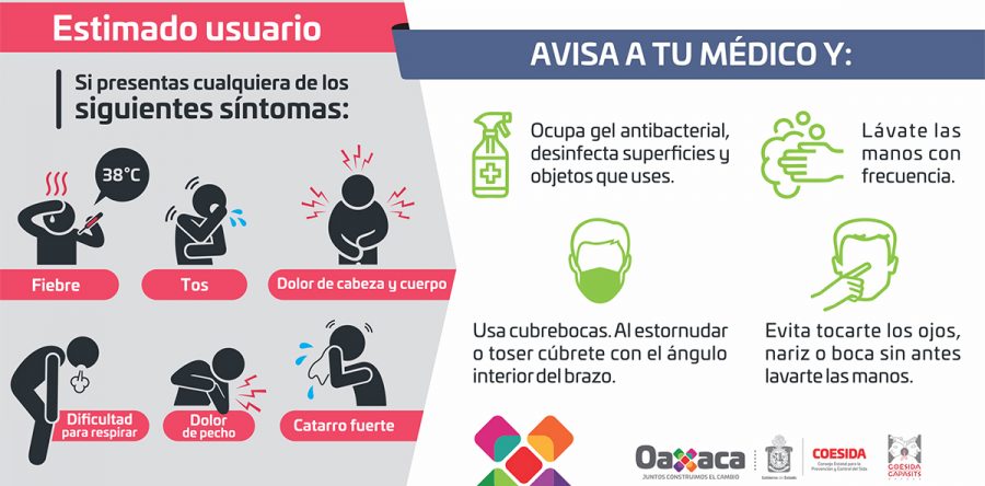 Refuerza Coesida medidas preventivas ante el Coronavirus