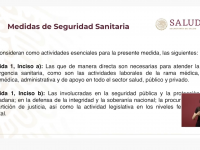 Declara gobierno de México Emergencia Sanitaria por COVID19