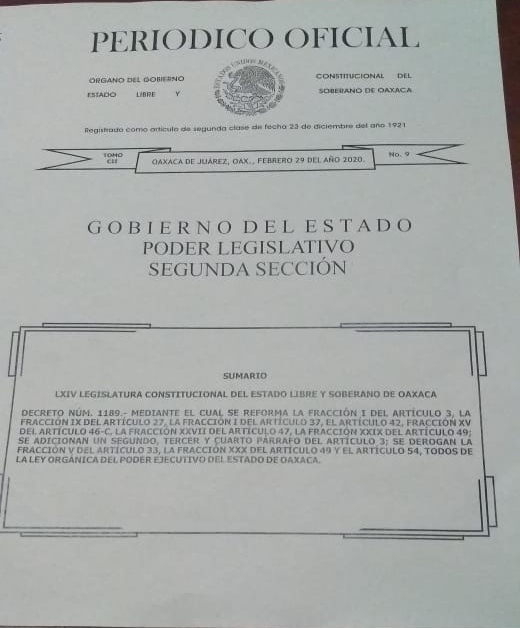 Secretaría de Desarrollo Social y Humano cambia de denominación a Secretaría de Bienestar del Estado de Oaxaca