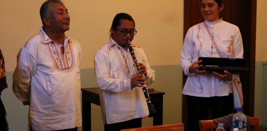 Atestigua Seculta entrega de instrumentos musicales en Oaxaca