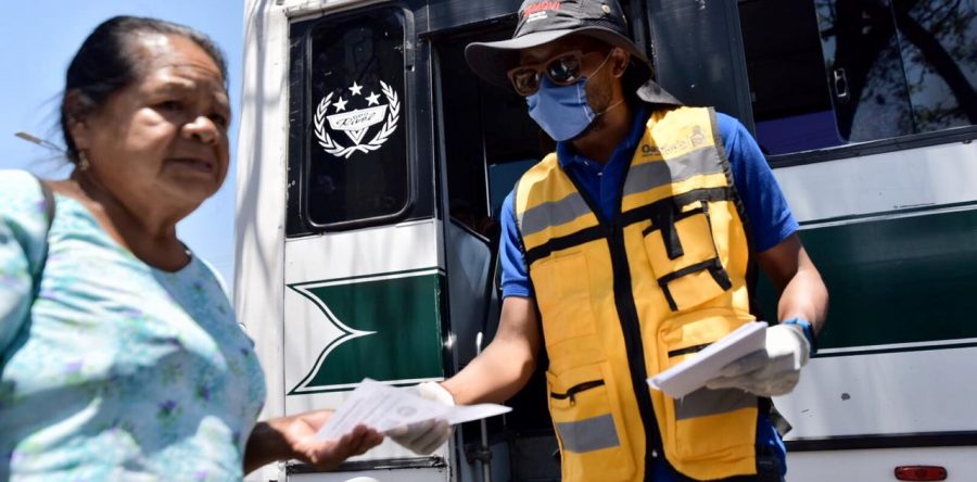 Supervisa Semovi cumplimiento de medidas de prevención del COVID-19 en el transporte público