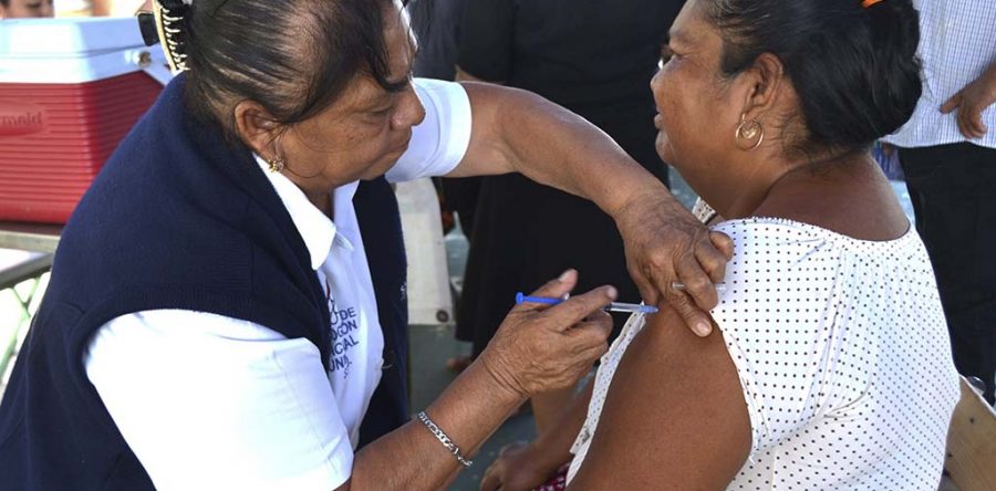 Se han aplicado 975 mil dosis de vacuna anti-influenza en todo el sector salud