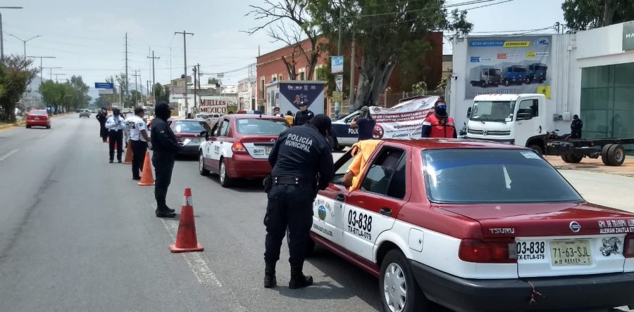 Filtros sanitarios de Oaxaca de Juárez inspeccionan a más de 132 mil personas para prevenir COVID-19