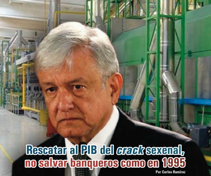 Rescatar al PIB del crack sexenal, no salvar banqueros como en 1995: Carlos Ramírez