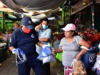 Por instrucción del gobernador AMH se sanitiza la Central de Abasto