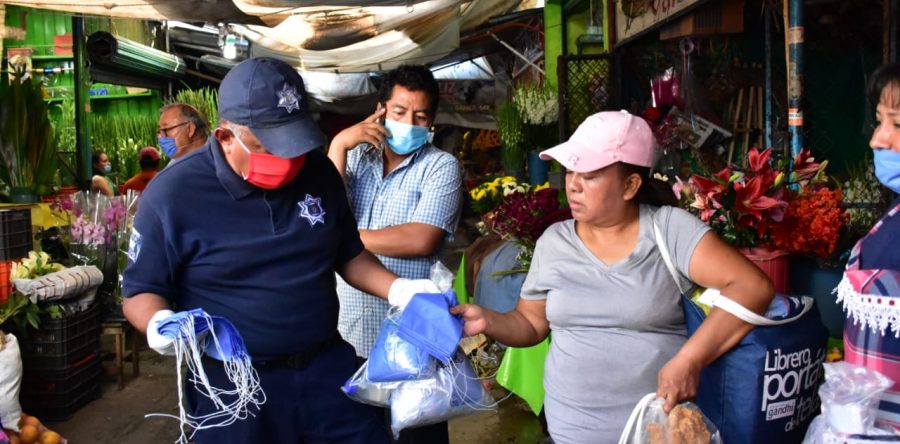 Por instrucción del gobernador AMH se sanitiza la Central de Abasto