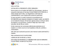 Muere quinta persona infectada por Covid-19; líder de la COCEI confirma deceso de su hermano