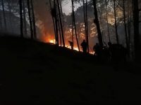Yucuquimi de Ocampo lleva ayuda a Santos Reyes Tepejillo ante incendio forestal