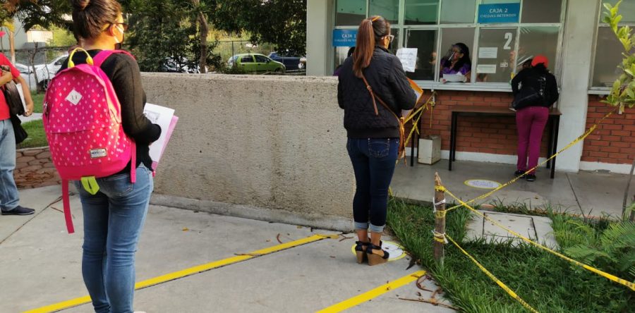 Refuerza IEEPO protocolos sanitarios en pago de nómina por cheque de la quincena 10