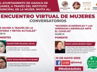 Invita Ayuntamiento capitalino a participar en conversatorio “Encuentro virtual de mujeres docentes”