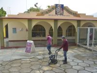 Despliega Ayuntamiento de Oaxaca labores de desinfección en Trinidad de Viguera