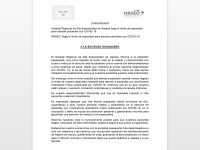 Hospital Regional de Alta Especialidad de Oaxaca llega al límite de capacidad para atender pacientes con COVID-19