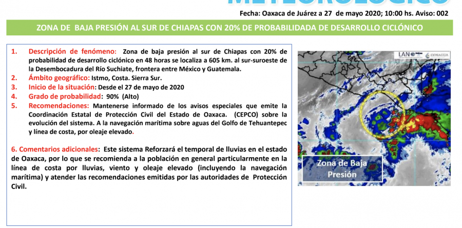 CEPCO inicia protocolos por sistema de baja presión