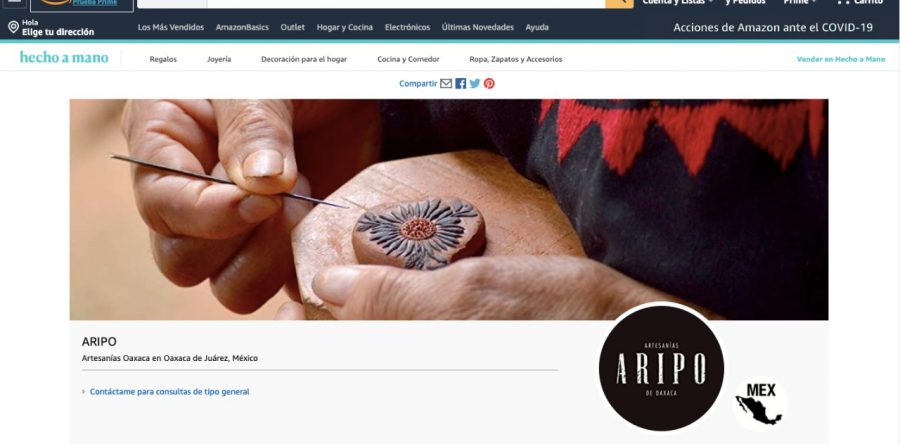 Gobierno de Oaxaca y Amazon ponen al alcance de todo el mundo las artesanías oaxaqueñas