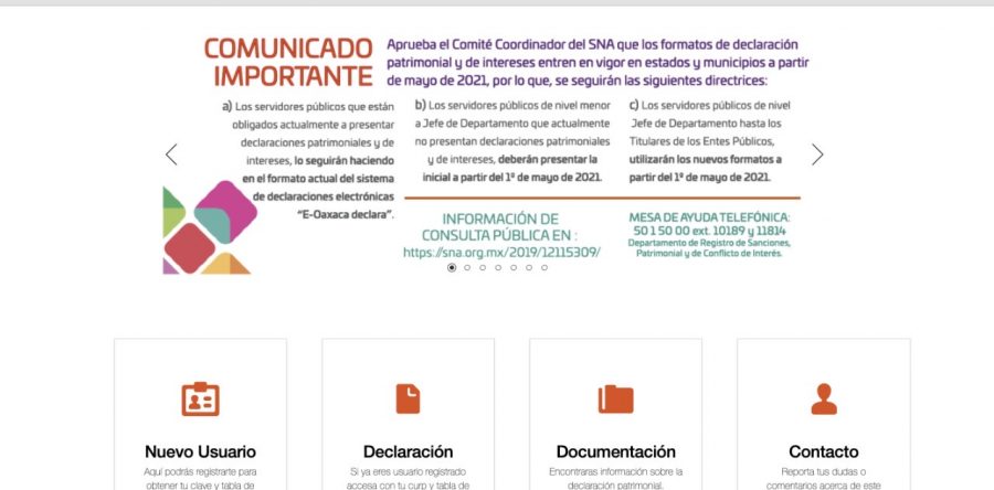 Por contingencia COVID-19, SCTG amplía plazo para declarar situación patrimonial