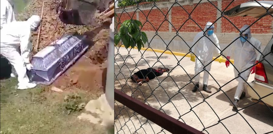 Muere en calles de San Antonino Castillo Velasco mientras buscaba apoyo médico; lo entierran de inmediato ante sospecha de Covid