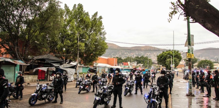 Refuerza SSPO y SESESPO operativos coordinados en la Central de Abasto