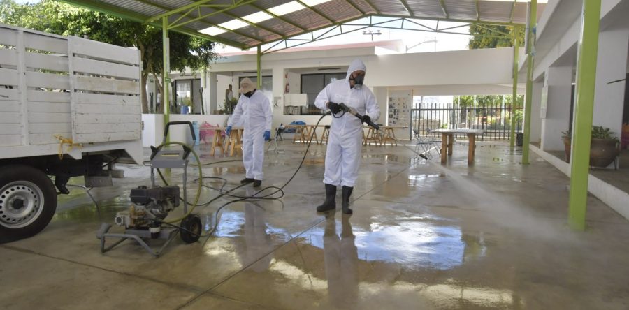 Sanea Ayuntamiento de Oaxaca de Juárez albergue y gimnasio municipal