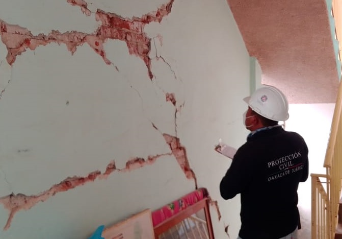 Deja sismo 41 inmuebles con daños en Oaxaca de Juárez: edil Oswaldo García