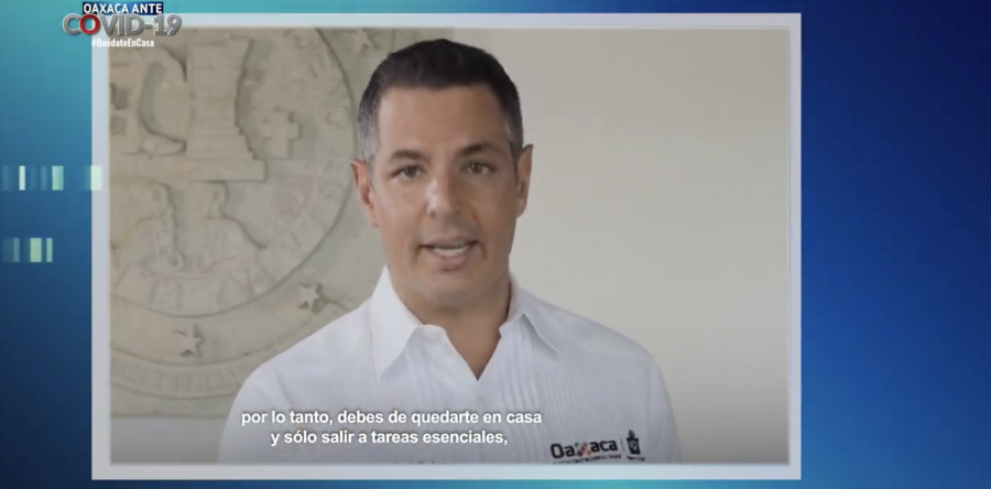 Adelanta gobernador que Oaxaca podría transitar a la nueva normalidad este 01 de julio