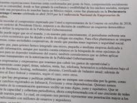 Publicidad federal con criterio democrático, exigen a AMLO: Alfredo Martínez de Aguilar