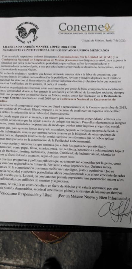 Publicidad federal con criterio democrático, exigen a AMLO: Alfredo Martínez de Aguilar